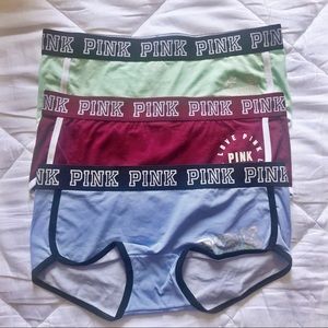 PINK Victoria's Secret Intimates & Sleepwear - Vs Pink Logo BoyShorts PINK Victoria's Secret Intimates & Sleepwear - Vs Pink Logo BoyShorts